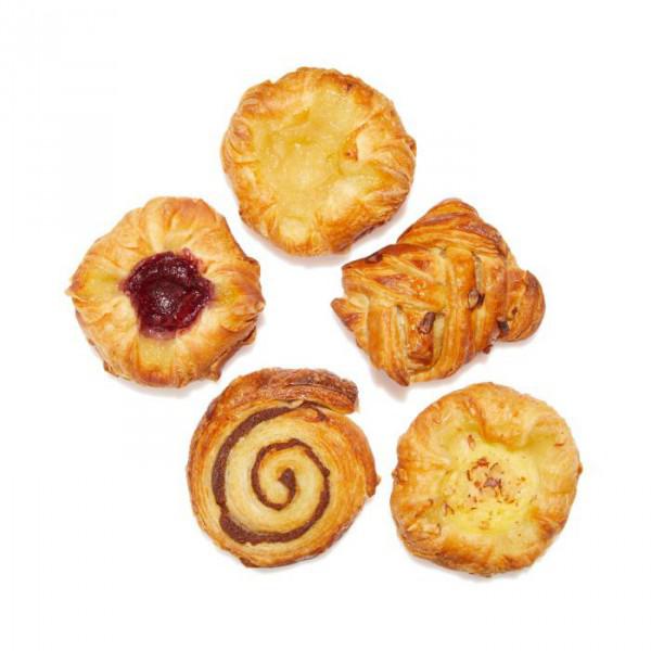 MINI MIX DANISH PASTRY 42GR 120PCE GOURMAND |1996.0542