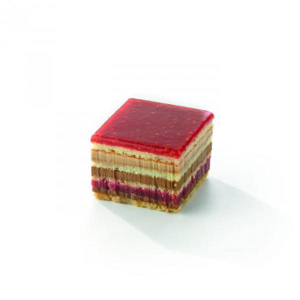 CARRE FRAMBOISE-CHOCOLAT 105GR 12PCE VANDEMOORTELE |B735