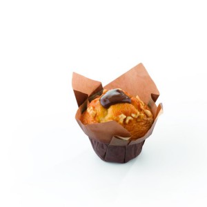 MUFFIN A LA VANILLE FOURRE AU CACAO-NOISETTE 112GR 36PCE VANDEMOORTELE |A230