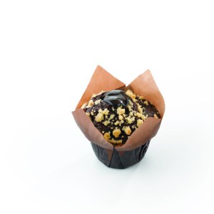 TRIPLE CHOCOLADEMUFFIN GEVULD 112GR 36ST VANDEMOORTELE|A228