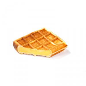 MINI GAUFRE A LA CREME PATISSIERE 85GR 36PCE VANDEMOORTELE |A224