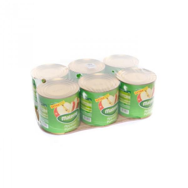 COMPOTE DE POMMES AVEC MORCEAUX 6X3KG MATERNE |1204