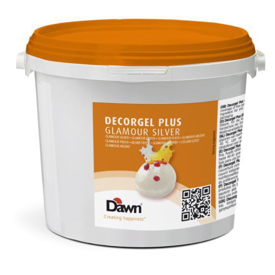 DECORGEL GLAMOUR SILVER 3KG DAWN|803222303
