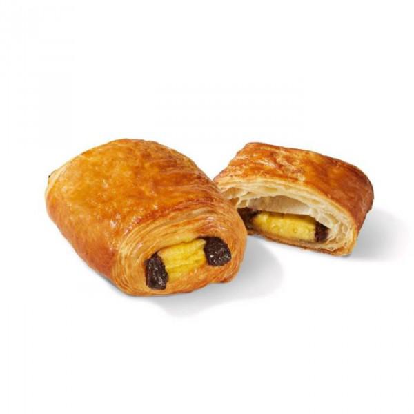 PAIN AU CHOCOLAT AU BEURRE A LA CREME PATISSIERE EXTRAVAGANT 95GR 70PCE BRIDOR |36622