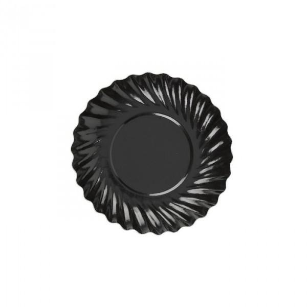 ASSIETTE CARTON NOIR Ø 5,5CM 100ST |350408