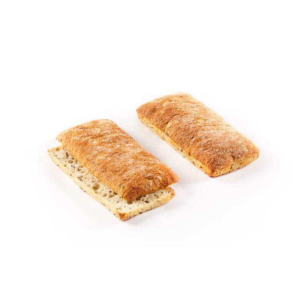 DANISH SANDWICH ROLL WHEAT-OAT PRE-SLICED 100GR 18PCE LA LORRAINE |5001985